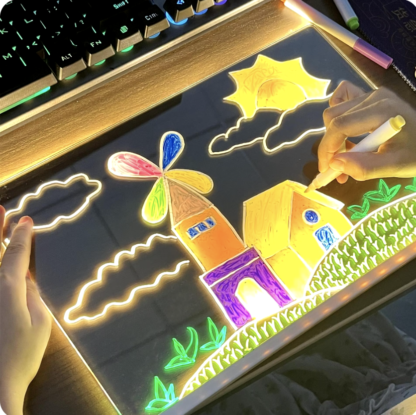 🎁 LED Drawing Board with 7 Colors
