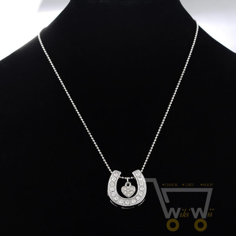 Horseshoe Heart Necklace - WikiWii