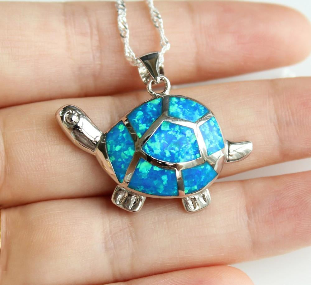 Sea Turtle Blue Pendant - WikiWii