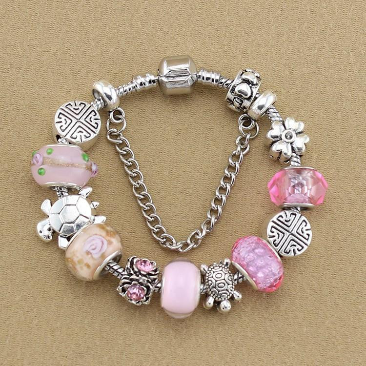 Sea turtles Pink Bracelets - WikiWii