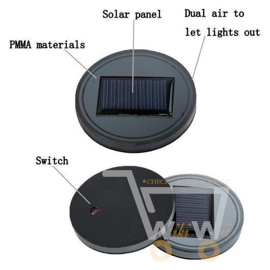 Solar Powered LED Cup Mats - WikiWii