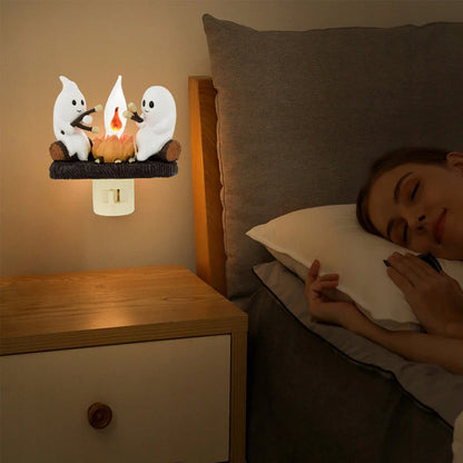 🔥Last Day Sale Price | 2024 Ghost Campfire Flickering Nightlight✨🔥👻 (freesh)