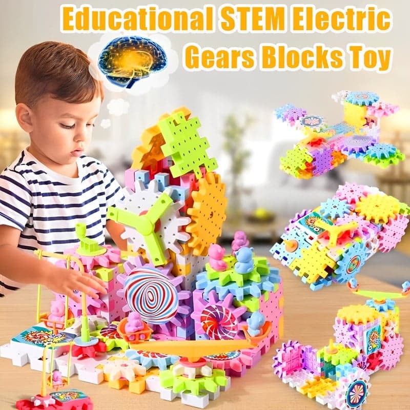 🔥2024 HOT SALE - Educational STEM Electric Gears Blocks Toy