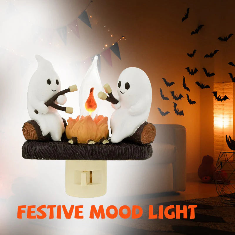 🔥Last Day Sale Price | 2024 Ghost Campfire Flickering Nightlight✨🔥👻 (freesh)