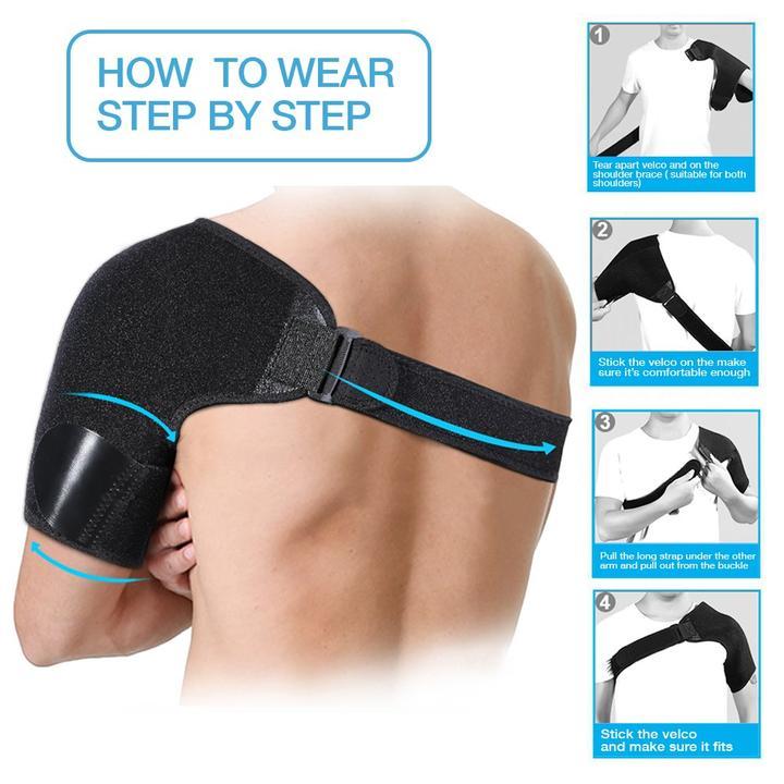 Adjustable Left/Right Shoulder Support Brace - WikiWii