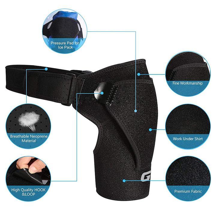 Adjustable Left/Right Shoulder Support Brace - WikiWii