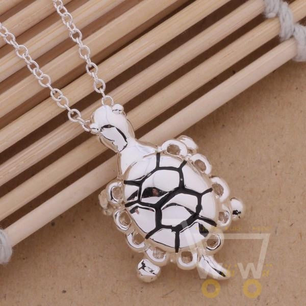 925 Silver Necklaces sea turtle - WikiWii