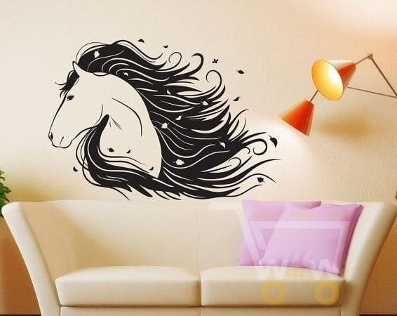 3D Horse Wall Sticker - WikiWii