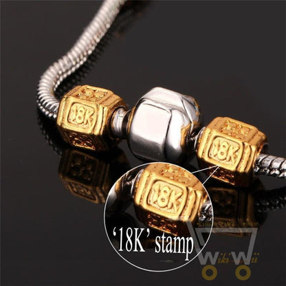 18K Gold Plated Crystal Elephant Bracelet - WikiWii