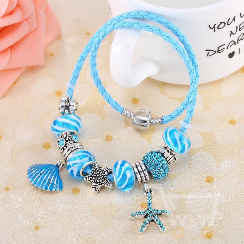 Seashell Charm Bracelet - WikiWii