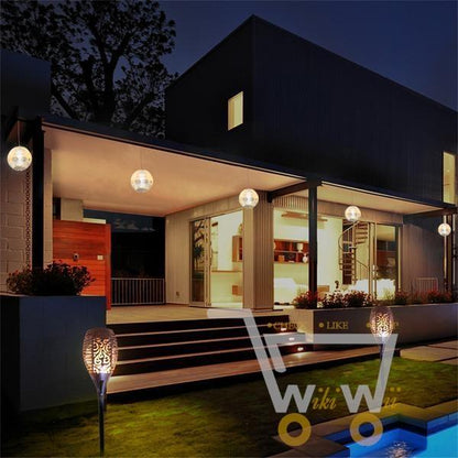 Solar Path Dancing Flame Tiki Torch Light (Two Pack) - WikiWii