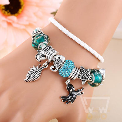 Octopus Charm Bracelet - WikiWii