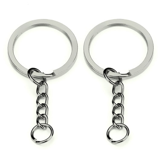 Rings for making key chain 10 pcs ( 5 silver , 5 gold)