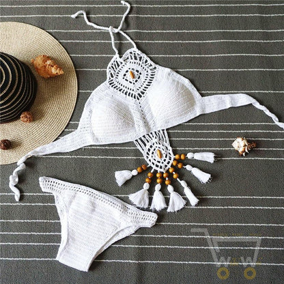 Crochet Bikini path suit set - WikiWii