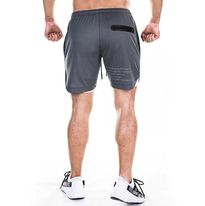 2-in-1 Secure Pocket men Shorts - WikiWii