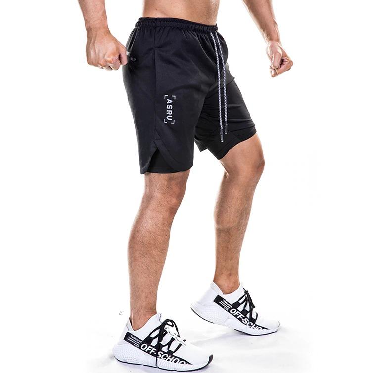 2-in-1 Secure Pocket men Shorts - WikiWii