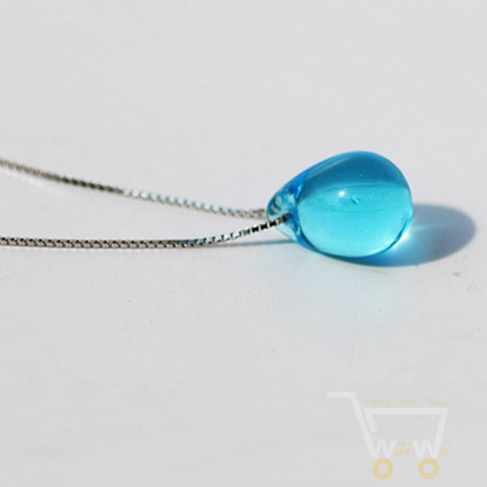 Water Drop Necklace - mermaid's tear - WikiWii