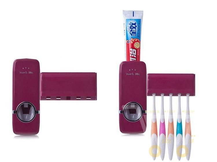 Automatic Toothpaste Dispenser - Toothbrush Holder - WikiWii