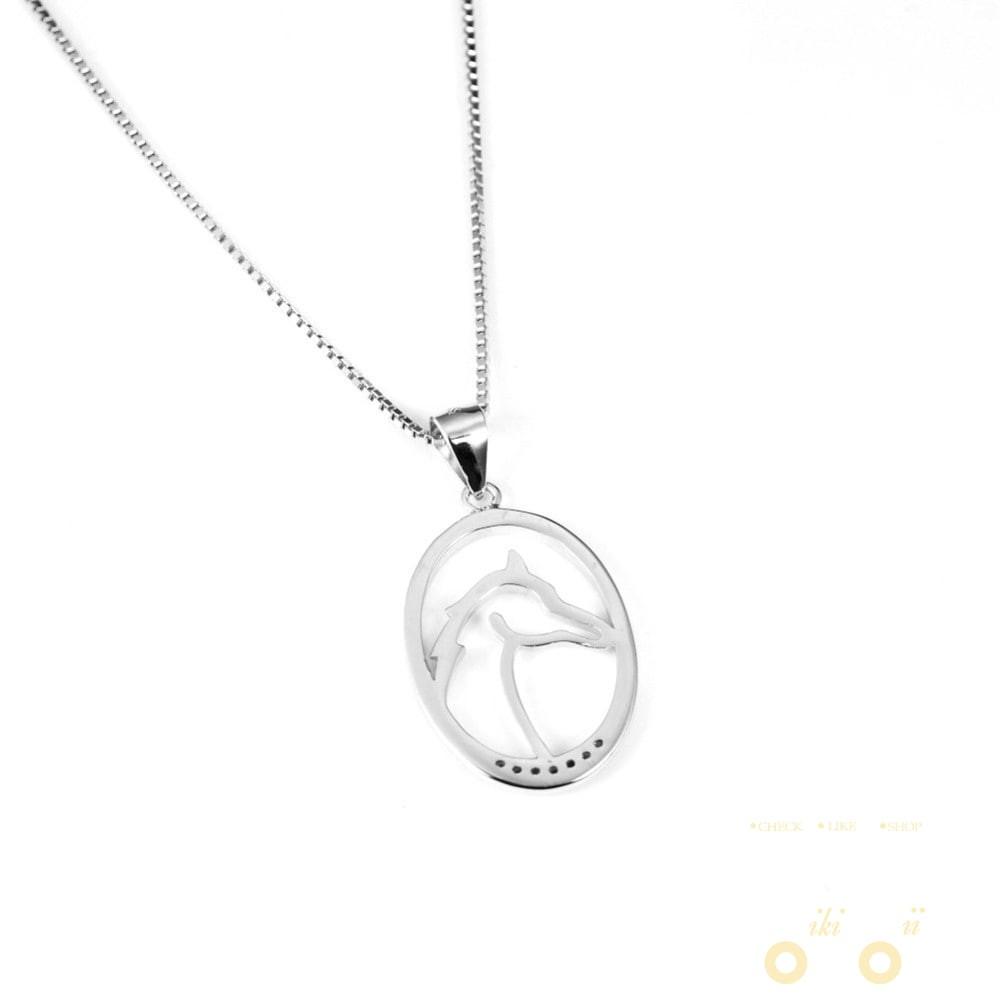 HORSE HEAD CHARM NECKLACE - WikiWii