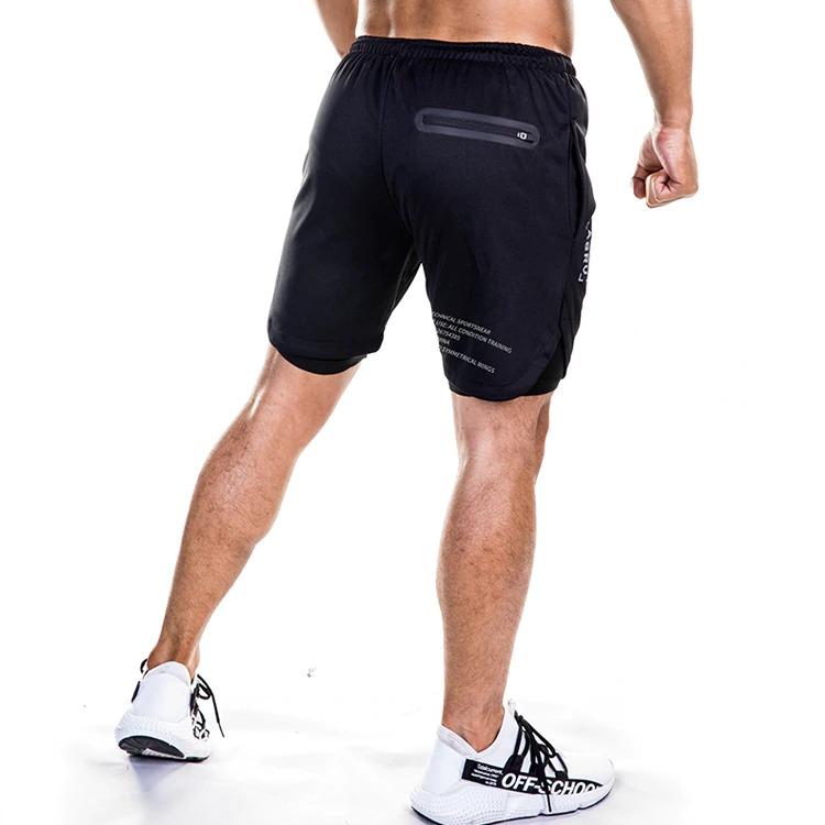 2-in-1 Secure Pocket men Shorts - WikiWii