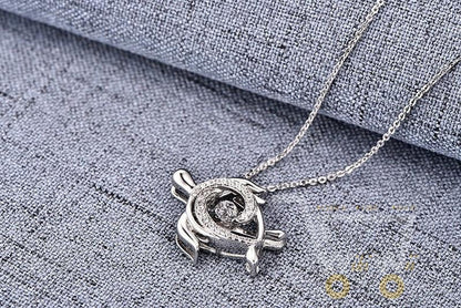 925 Sterling Silver Sea Turtle Necklace - WikiWii