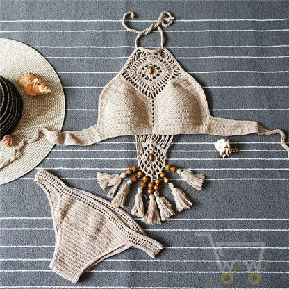 Crochet Bikini path suit set - WikiWii