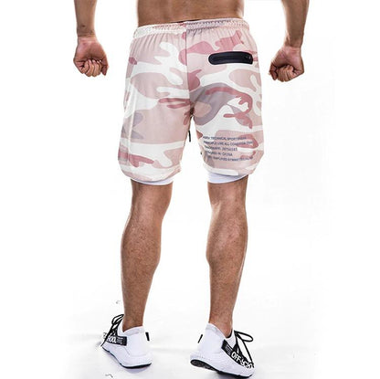 2-in-1 Secure Pocket men Shorts - WikiWii