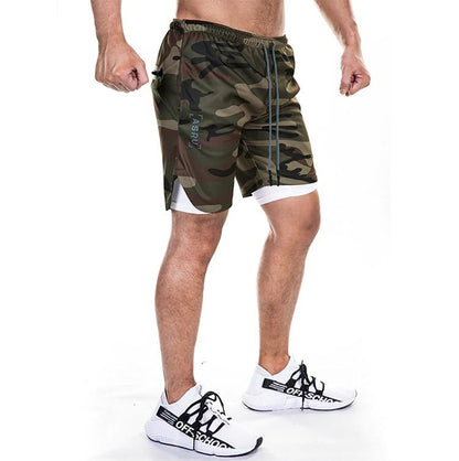 2-in-1 Secure Pocket men Shorts - WikiWii