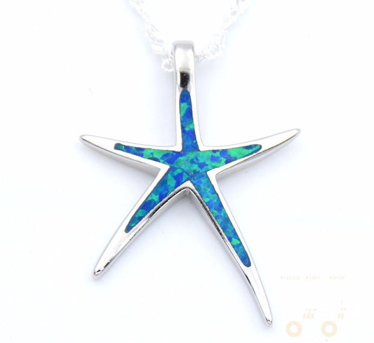 Opal Starfish Necklace - WikiWii