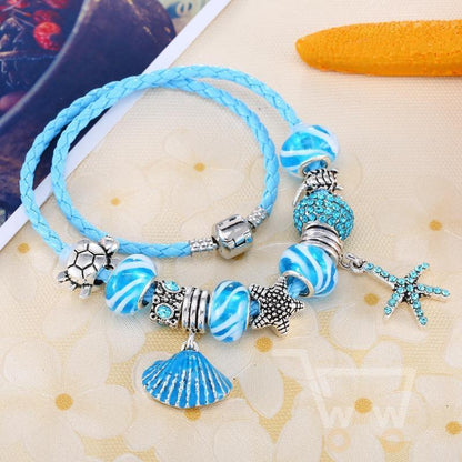 Seashell Charm Bracelet - WikiWii