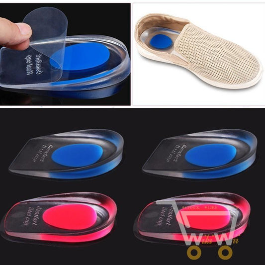 1 Pair Soft Silicone Heel Support Pad - WikiWii