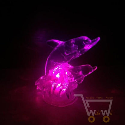 7 Changing Color LED Dolphin Night Light - WikiWii