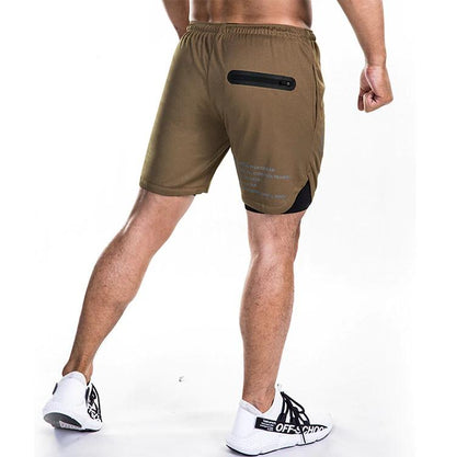 2-in-1 Secure Pocket men Shorts - WikiWii