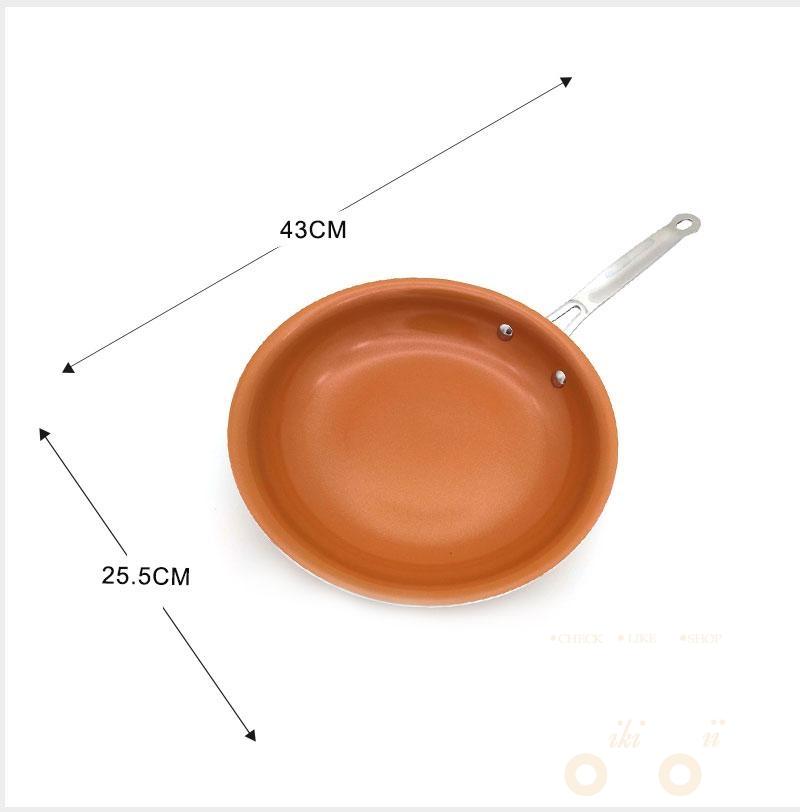 Non-stick Copper Frying Pan with Ceramic Coating - WikiWii