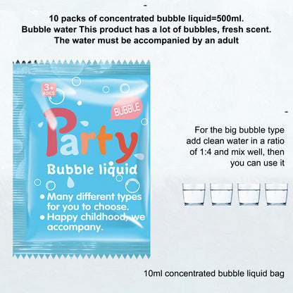 Extra 10 Pcs Bubble liquid Refill