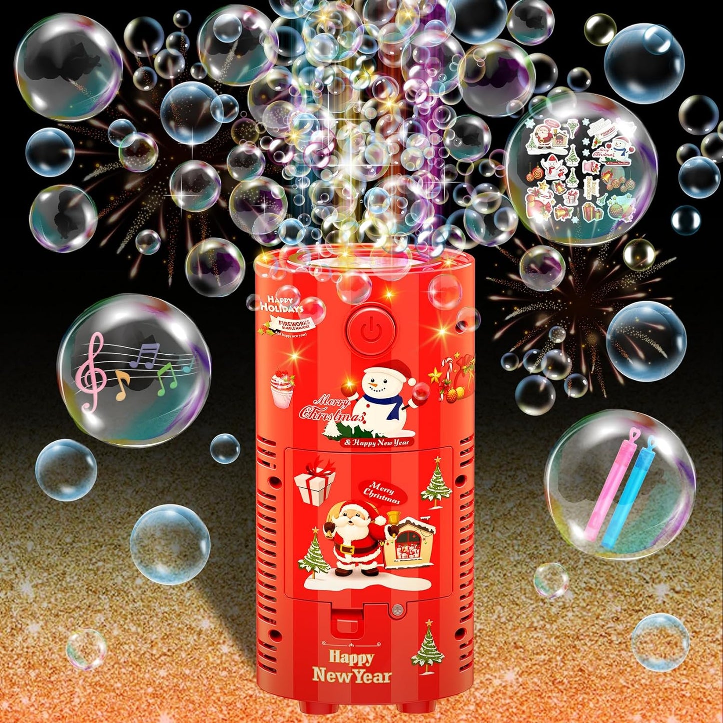 🎁Reusable-Fireworks Bubble Machine - (Duration of 12 hours)