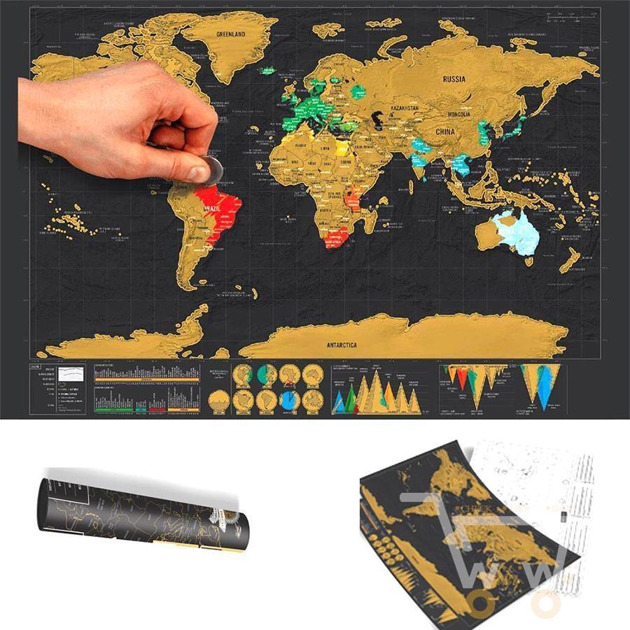 GLOBETROTTER SCRATCH OFF WORLD MAP - WikiWii