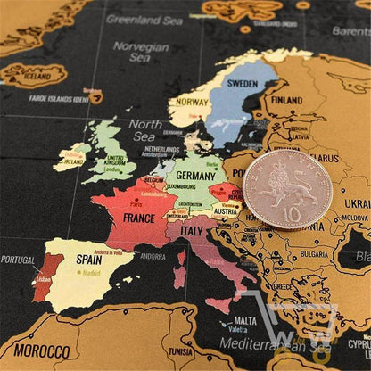 GLOBETROTTER SCRATCH OFF WORLD MAP - WikiWii