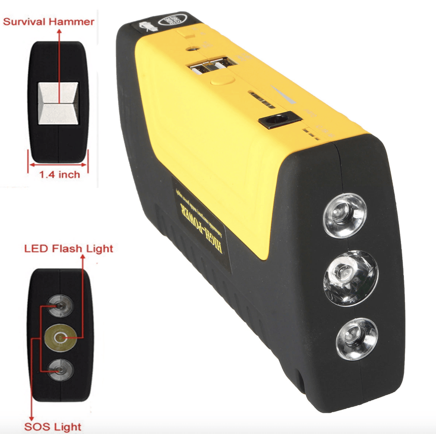 Multifunction Automative Emergency Power Supply Booster - WikiWii