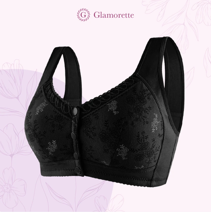 Glamorette - LAST DAY 60% OFF - Cotton Front Closure Bra