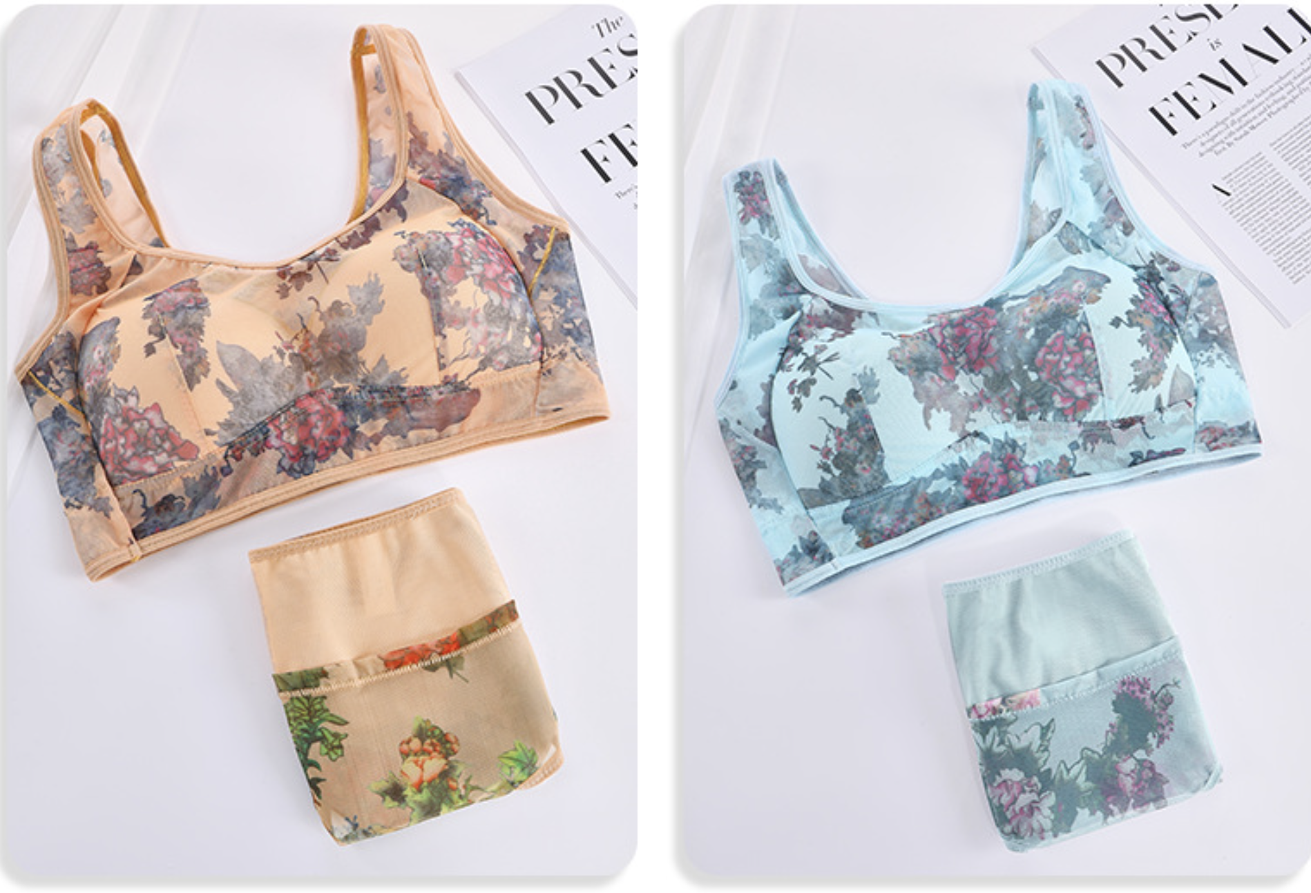 Complete Bra Set With Our Comfort Underwear-Just select True Size and we will ship same bra color