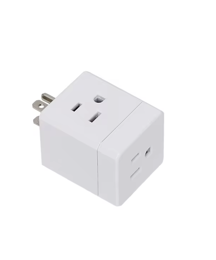 Weight-Bearing Multi-Plug Wall Adapter for Ghost Night Light