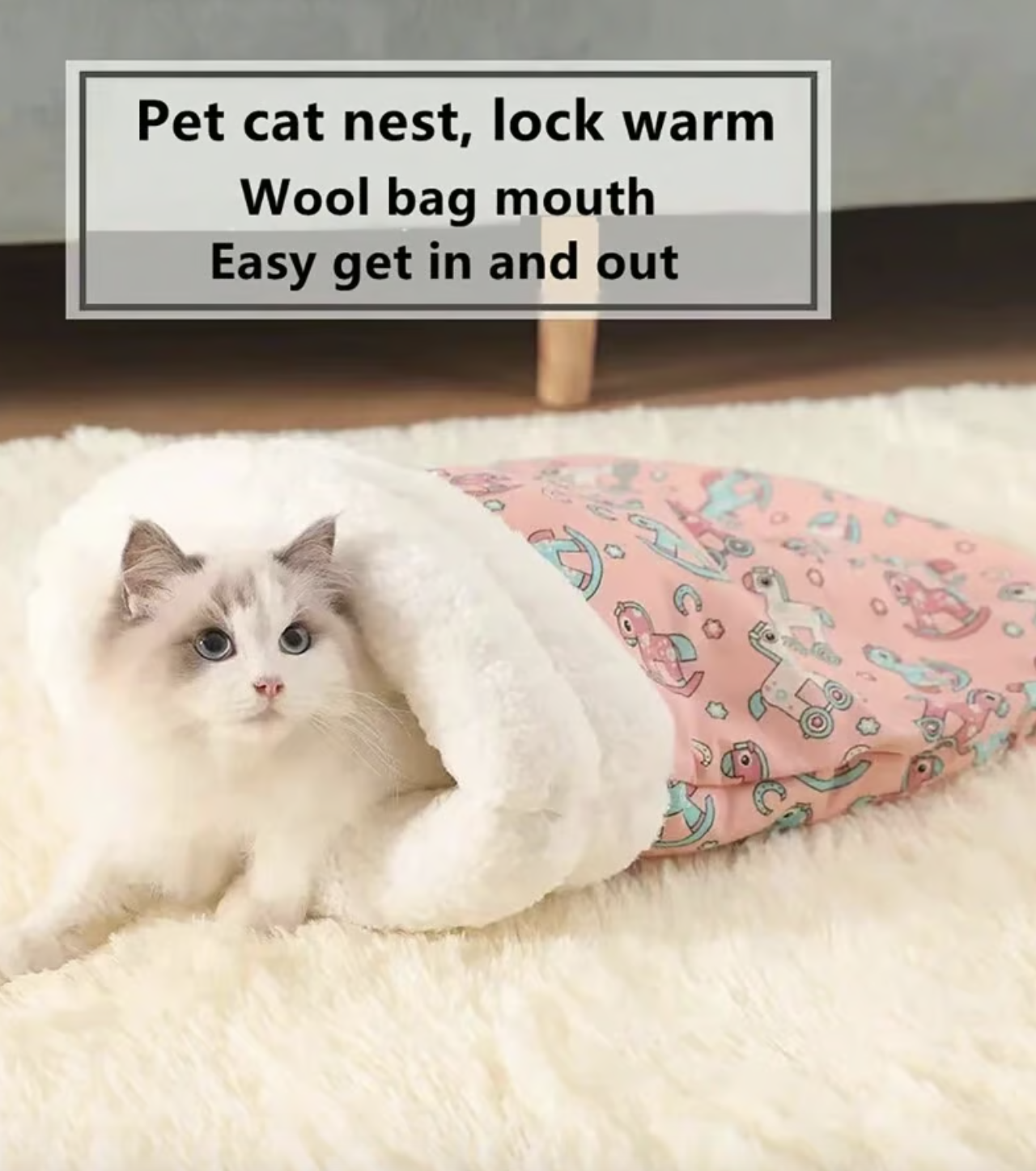 🔥Last Day Sale Price - 🐾Cozy Pet Nest for Small Cats and Dogs