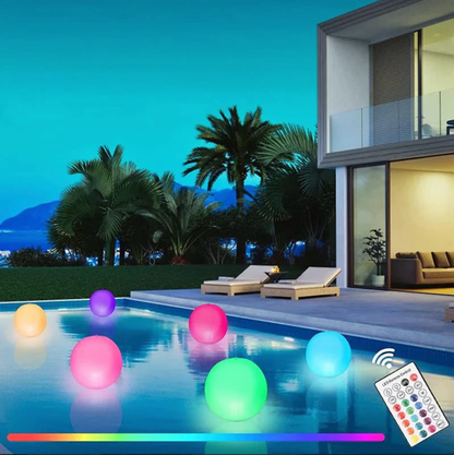 16-color glowing water ball LED light