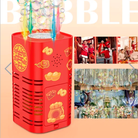 🎁Reusable-Fireworks Bubble Machine - (Duration of 12 hours)