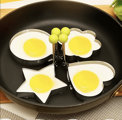 4 Pcs Shaped Eggs mold - WikiWii