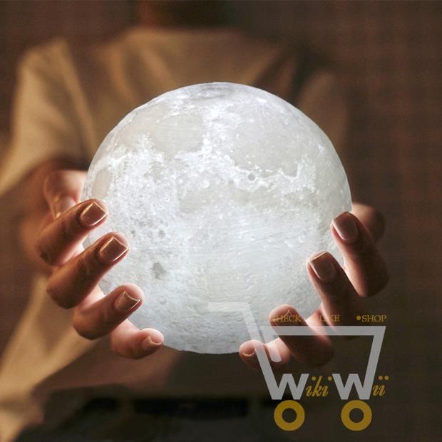 Rechargeable 3D Print Moon Lamp - WikiWii