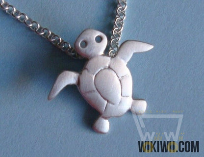 Baby Sea Turtle Charm Necklace - WikiWii