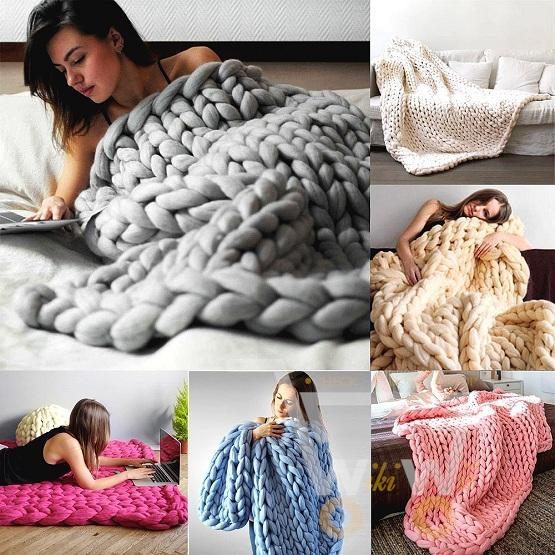 Handmade Knit Blanket - WikiWii