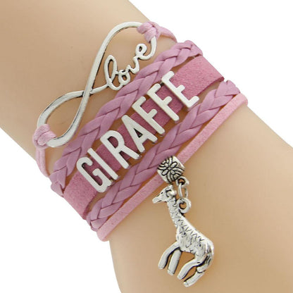 Braided Cord Giraffe Bracelets - WikiWii